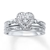 Thumbnail Image 1 of Now + Forever Diamond Bridal Set 1/4 ct tw Round-cut 10K White Gold
