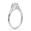 Diamond Engagement Ring 1/2 ct tw Heart-Shaped 14K White Gold