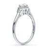 Thumbnail Image 2 of Diamond Engagement Ring 1/2 ct tw Heart-Shaped 14K White Gold