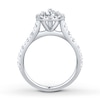 Thumbnail Image 2 of Now + Forever Diamond Bridal Set 5/8 ct tw Pear-Shape 14K White Gold