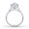 Thumbnail Image 1 of Diamond Bridal Set 5/8 ct tw Pear-Shape 14K White Gold