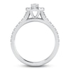 Thumbnail Image 1 of Diamond Bridal Set 5/8 ct tw Oval-cut 14K White Gold