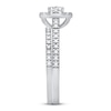 Thumbnail Image 2 of Diamond Bridal Set 5/8 ct tw Oval-cut 14K White Gold