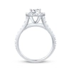 Thumbnail Image 2 of Now + Forever Diamond Bridal Set 1/2 ct tw Emerald-Cut 14K White Gold