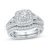 Thumbnail Image 1 of Now + Forever Diamond Bridal Set 7/8 ct tw Round-cut 14K White Gold