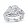 Thumbnail Image 0 of Diamond Bridal Set 7/8 ct tw Round-cut 14K White Gold