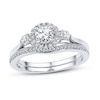 Thumbnail Image 0 of Diamond Bridal Set 5/8 ct tw Round-cut 14K White Gold