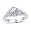 Thumbnail Image 1 of Now + Forever Diamond Bridal Set 5/8 ct tw Round-cut 14K White Gold