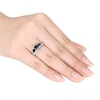 Thumbnail Image 1 of Black Diamond Engagement Ring 2 ct tw 10K White Gold