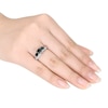 Thumbnail Image 2 of Memories Moments Magic Black Diamond Engagement Ring 2 ct tw 10K White Gold