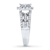 Thumbnail Image 2 of Diamond Engagement Ring 2 ct tw Princess & Round 14K White Gold