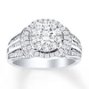 Thumbnail Image 1 of Now + Forever Diamond Engagement Ring 1-1/2 ct tw Round-cut 14K White Gold