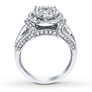 Diamond Engagement Ring 1-1/2 ct tw Round-cut 14K White Gold | Kay
