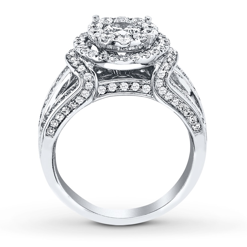 Main Image 2 of Now + Forever Diamond Engagement Ring 1-1/2 ct tw Round-cut 14K White Gold