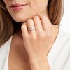 Thumbnail Image 2 of Black & White Diamonds 1/2 ct tw Round-cut 10K White Gold Ring