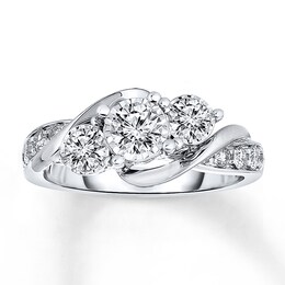 Now + Forever 3-Stone Diamond Ring 1 ct tw 14K White Gold