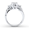 Thumbnail Image 1 of 3-Stone Diamond Ring 1 ct tw 14K White Gold