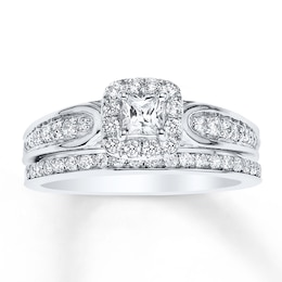 Now + Forever Bridal Set 5/8 ct tw Diamonds 14K White Gold