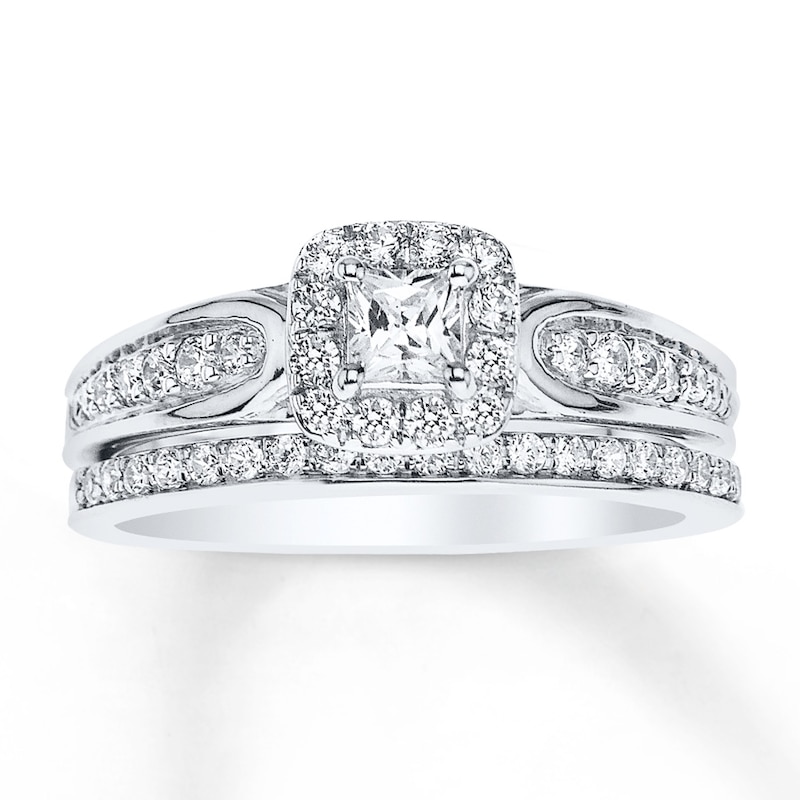 Main Image 1 of Now + Forever Bridal Set 5/8 ct tw Diamonds 14K White Gold
