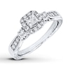Diamond Engagement Ring 1/2 ct tw 14K White Gold