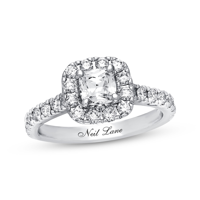 Neil Lane Diamond Engagement Ring 1-3/8 ct tw 14K White Gold