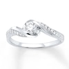 Thumbnail Image 1 of Now + Forever Diamond Engagement Ring 1/3 ct tw Round-cut 10K White Gold