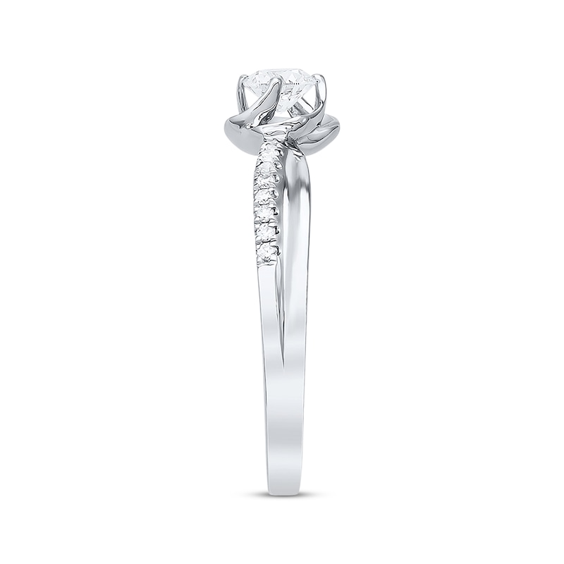 Main Image 2 of Now + Forever Diamond Engagement Ring 1/3 ct tw Round-cut 10K White Gold