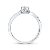 Thumbnail Image 2 of Diamond Engagement Ring 1/3 ct tw Round-cut 10K White Gold