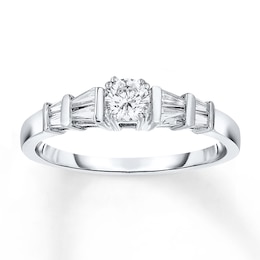Now + Forever Diamond Engagement Ring 1/3 ct tw 14K White Gold