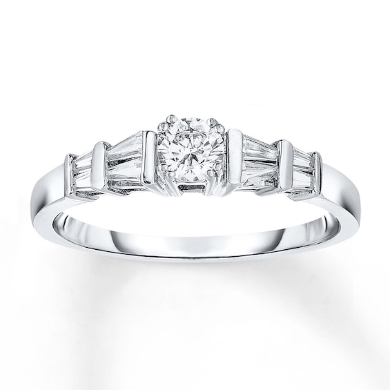 Now + Forever Diamond Engagement Ring 1/3 ct tw 14K White Gold