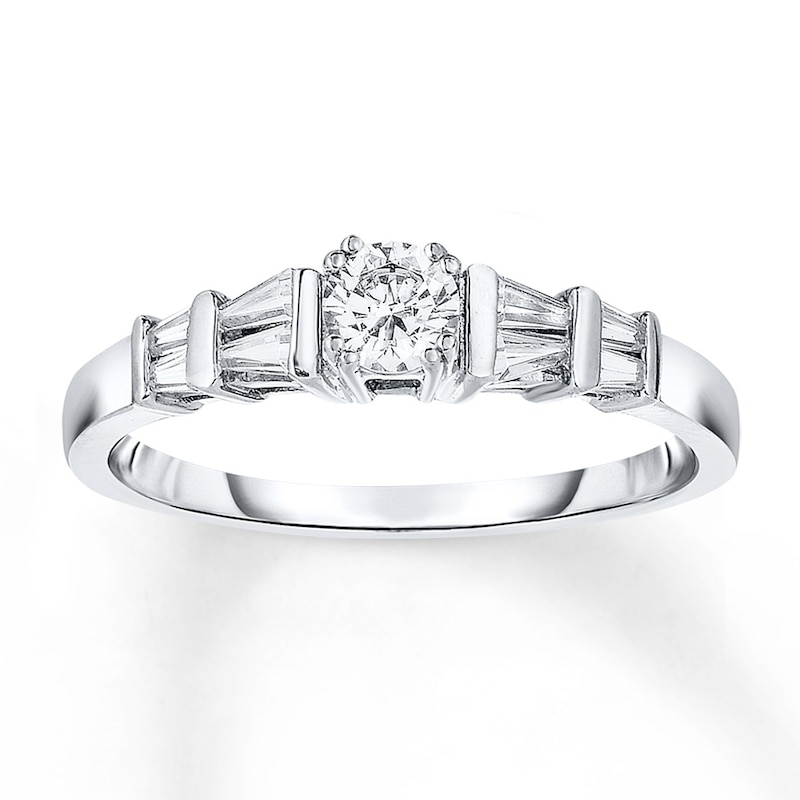 Main Image 1 of Now + Forever Diamond Engagement Ring 1/3 ct tw 14K White Gold