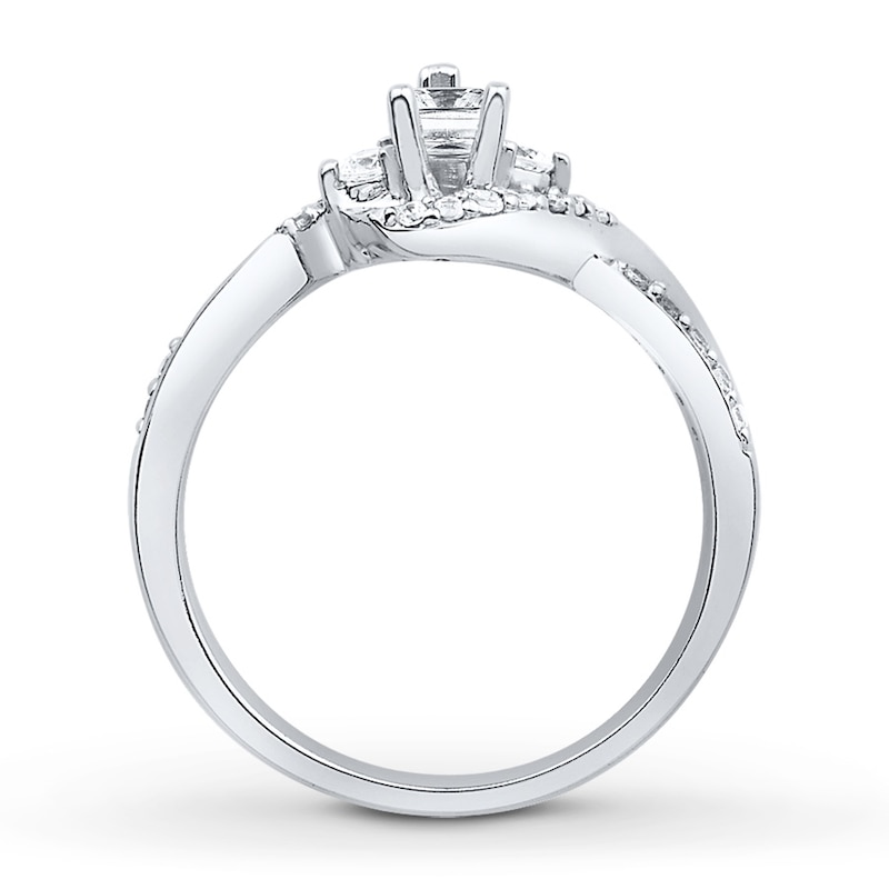 Main Image 2 of Now + Forever Diamond Engagement Ring 5/8 ct tw Pear-shaped 14K White Gold