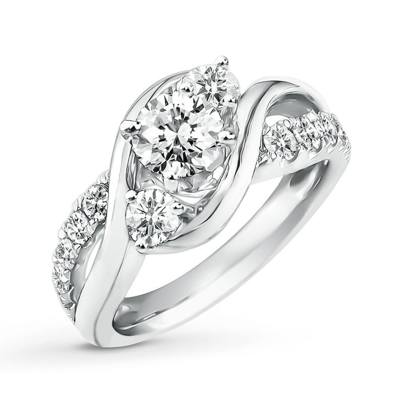 Diamond Engagement Ring 1 Carat tw 14K White Gold