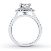 Thumbnail Image 1 of Diamond Ring Setting 1/4 ct tw Round-cut 14K White Gold