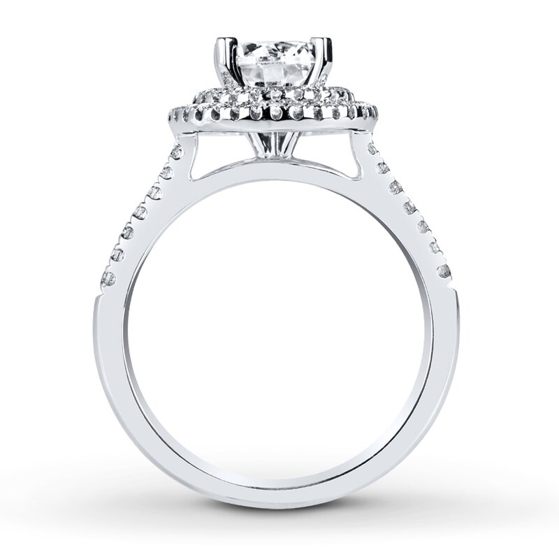 Diamond Ring Setting 1/4 ct tw Round-cut 14K White Gold