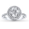 Thumbnail Image 2 of Diamond Ring Setting 1/4 ct tw Round-cut 14K White Gold