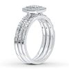 Thumbnail Image 3 of Now + Forever Diamond Bridal Set 1/4 ct tw Round-cut 10K White Gold