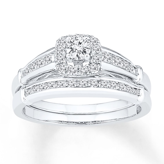 Now + Forever Diamond Bridal Set 3/4 carat tw 14K White Gold
