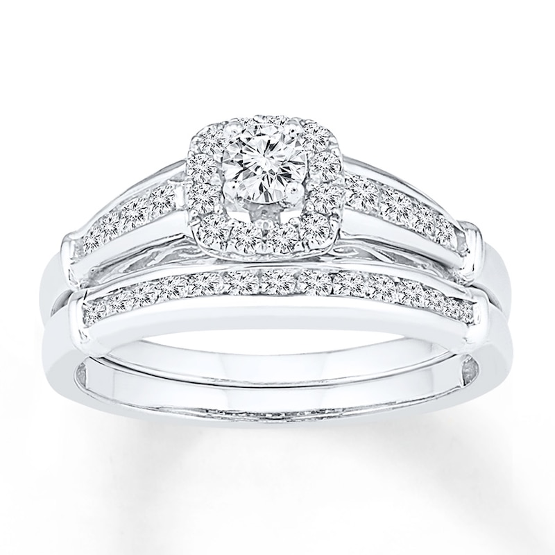 Main Image 1 of Now + Forever Diamond Bridal Set 3/4 carat tw 14K White Gold
