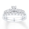 Thumbnail Image 0 of Diamond Bridal Set 1/2 carat tw 10K White Gold