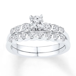 Now + Forever Diamond Bridal Set 1/2 carat tw 10K White Gold