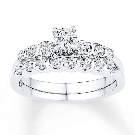 Now + Forever Diamond Bridal Set 1/2 carat tw 10K White Gold