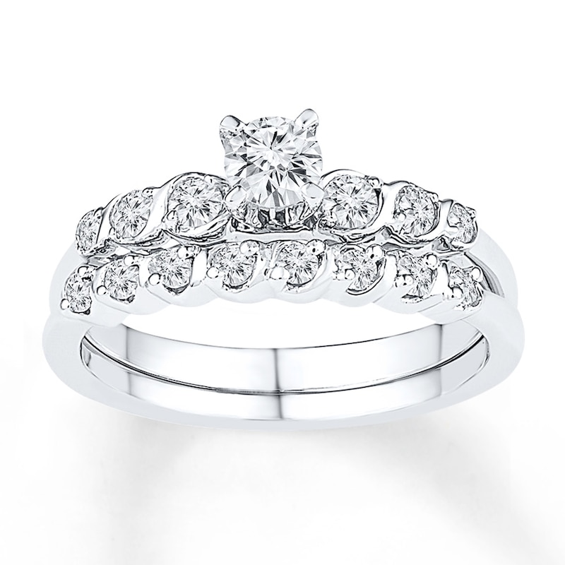 Main Image 1 of Now + Forever Diamond Bridal Set 1/2 carat tw 10K White Gold