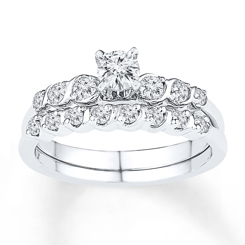 Diamond Bridal Set 1/2 carat tw 10K White Gold