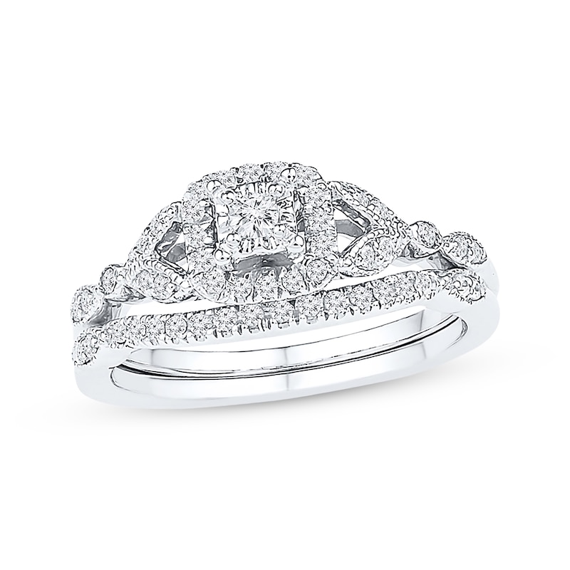 Main Image 1 of Now + Forever Diamond Bridal Set 1/3 carat tw 10K White Gold