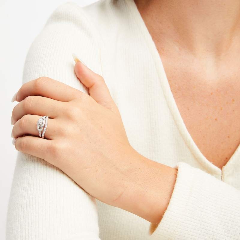 Main Image 2 of Now + Forever Diamond Bridal Set 1/3 carat tw 10K White Gold
