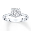 Thumbnail Image 1 of Now + Forever Diamond Ring 1/4 ct tw Round-cut 10K White Gold