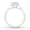 Thumbnail Image 1 of Diamond Ring 1/4 ct tw Round-cut 10K White Gold