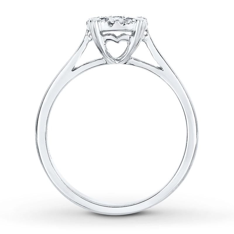 Main Image 2 of Now + Forever Diamond Ring 1/4 ct tw Round-cut 10K White Gold