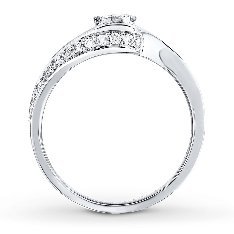 Main Image 2 of Now + Forever Diamond Engagement Ring 1/4 ct tw Round-cut 10K White Gold